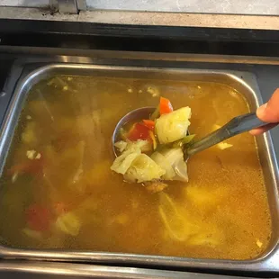 Caldo de pollo chicken soup