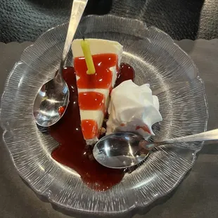 Birthday cheesecake