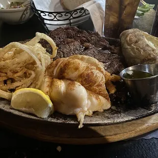 Steak (Ribeye) and Lobster