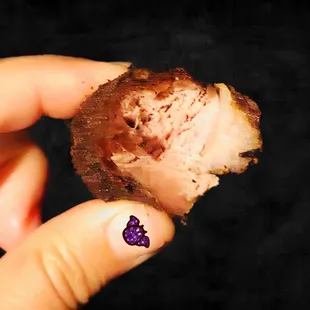 Inside the chicharron.