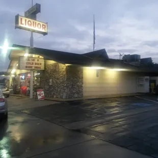 the outside of the building