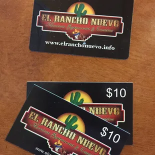 Gift cards on sale !!               Buy $50 get $60.                Buy $100 get $120
