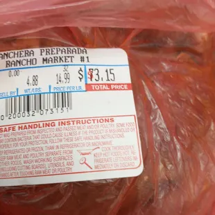 Carne asada is $9.00 per pound more than at Cardenas! What a rip off!