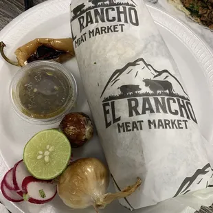 Asada burrito