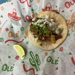 Flawless Al Pastor taco.