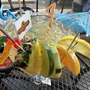 Yummy monster margarita!