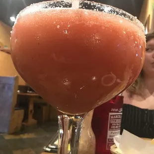 180 oz Strawberry Frozen Margarita Fish Bowl