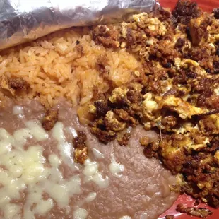 Huevos Con Chorizo.