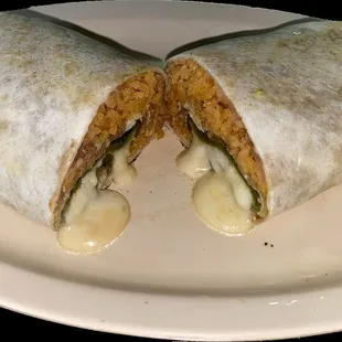 NEW MENU ITEM! Chile relleno burrito!!