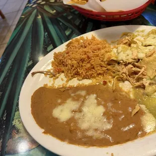 The bone in my enchiladas verdes