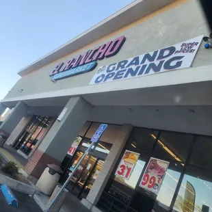 Front of store