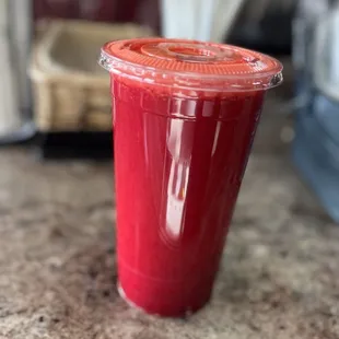 Carrot, orange,celery & beet juice
