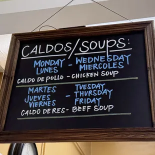 Soups of the Days