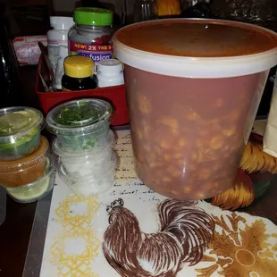 Tub of menudo  $12