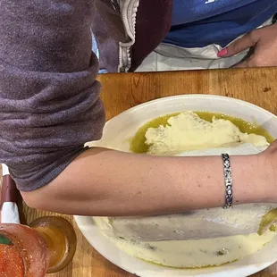 Burrito I ordered bigger than my arm.