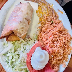 Lunch 1: crispy taco