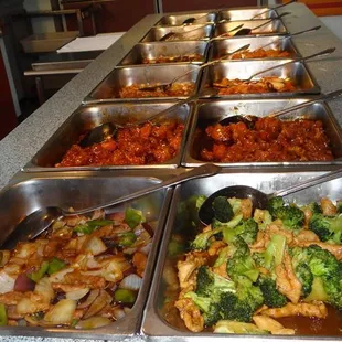 As you may have heard, we have a chef that cooks excellent Chinese food as well as Mexican food. Buffet Sundays 11-2 and Wednesday nights.