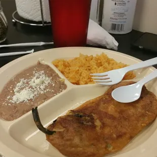 Pretty decent Chile relleno.