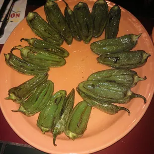 The appetizer Chiles al Ranchon.  Scrumptiously drenched in lime juice.