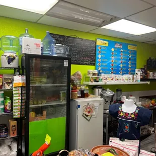 the inside of a grocery store