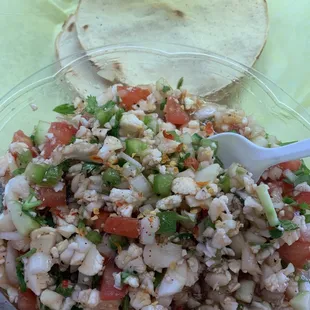 ceviche de coliflor