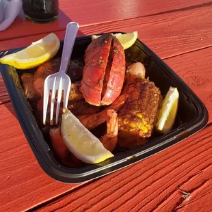 Combo 1 with lobster tail added