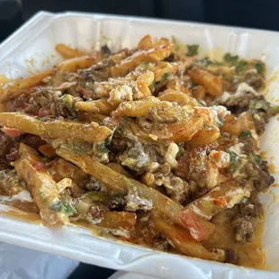 Asada fries with all the fixings!