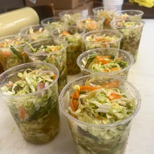 Curtido para las Pupusas