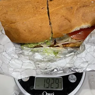 Cubana Torta was almost 2lbs!