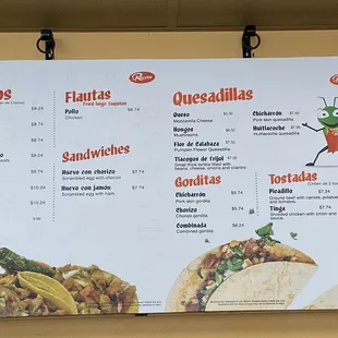 Menu 2/3