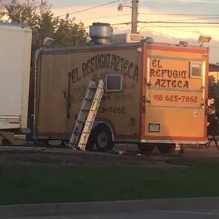 a truck with a ladder