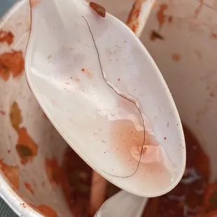 I've always loved Las Nieves, up until two days ago when I found this pube in my Piccadilly raspa