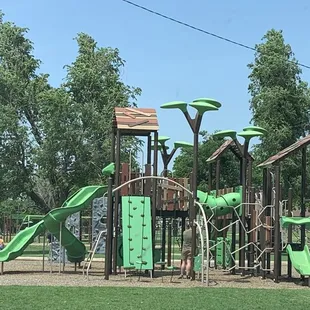 Lots of play areas for the kids