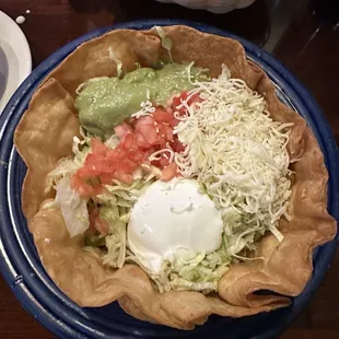 Chicken Fajita Taco Salad
