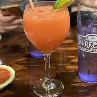 Sunday special. 20oz Watermelon margarita