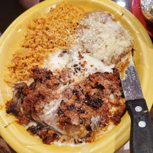 Compa special - ribeye, grilled chicken, sausage