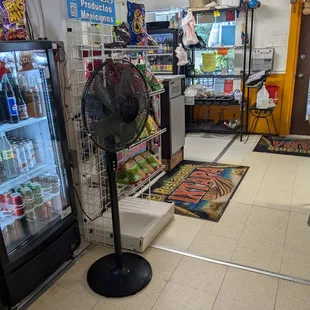 Front counter soda selection