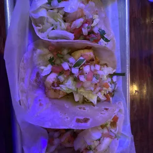 3 Shrimp Tacos
