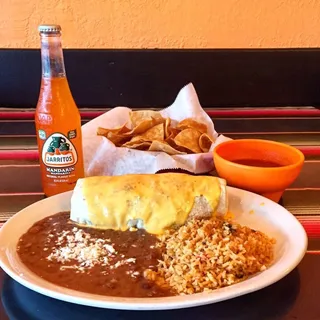 El Rey Burrito plate