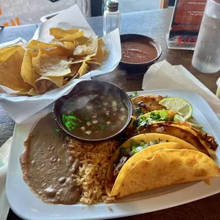 Order of birria tacos plate