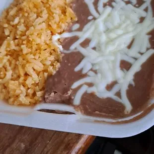 Their beans and rice are filling and delicious every time