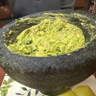 Table-side guacamole! Muy bueno!