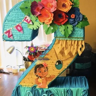 the number 2 decorated with flowers