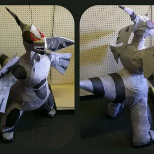 two views of a paper macho