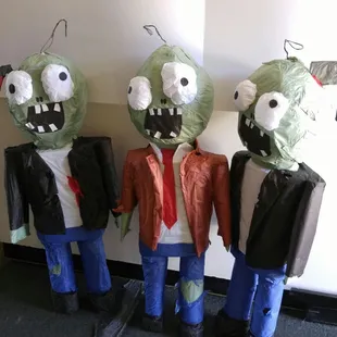 Zombie piñatas