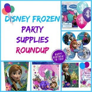 Found Frozen party decorations here!!