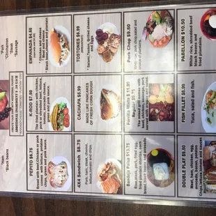 menu, sushi and sashimi