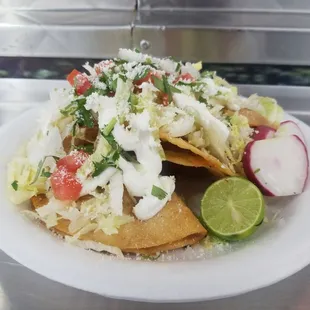 Crispy potato tacos