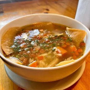 Chicken tortilla soup