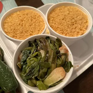Rice and onions sides